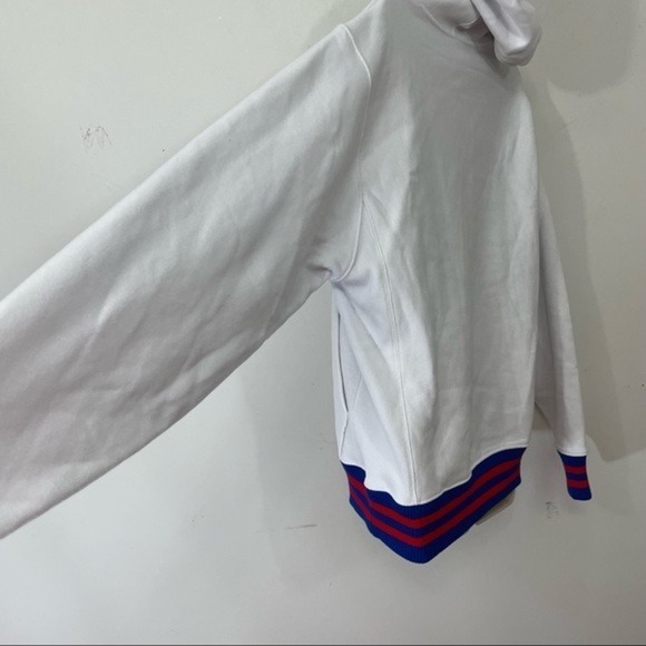 Champion Reverse Weave Hoodie: White Small S Sweatshirt Long Sleeve Pocket Mint - Picture 13 of 13